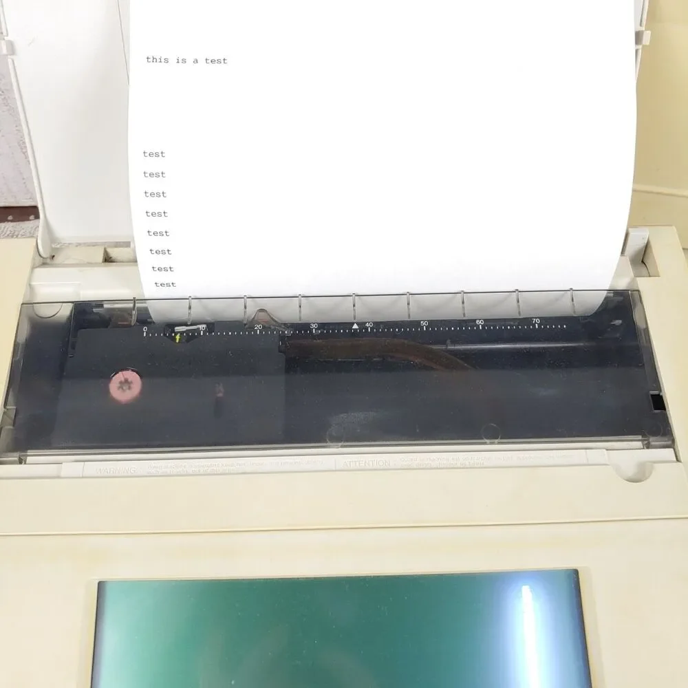 WORKING - Canon StarWriter 30 Electronic Typewriter w/ Power, Ink, Software, Etc